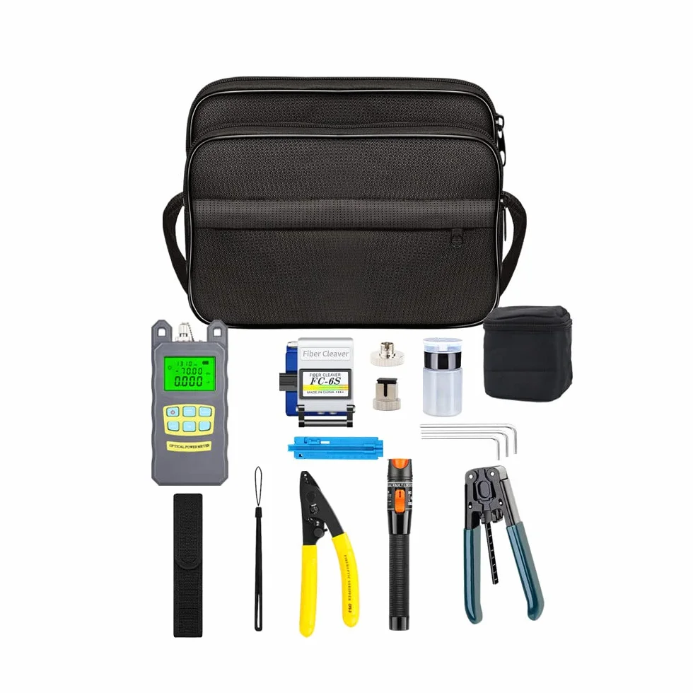 Kit Fibra Óptica FTTH con Cortadora FC-6S, Medidor de Energía y Localizador de Averías 5 km