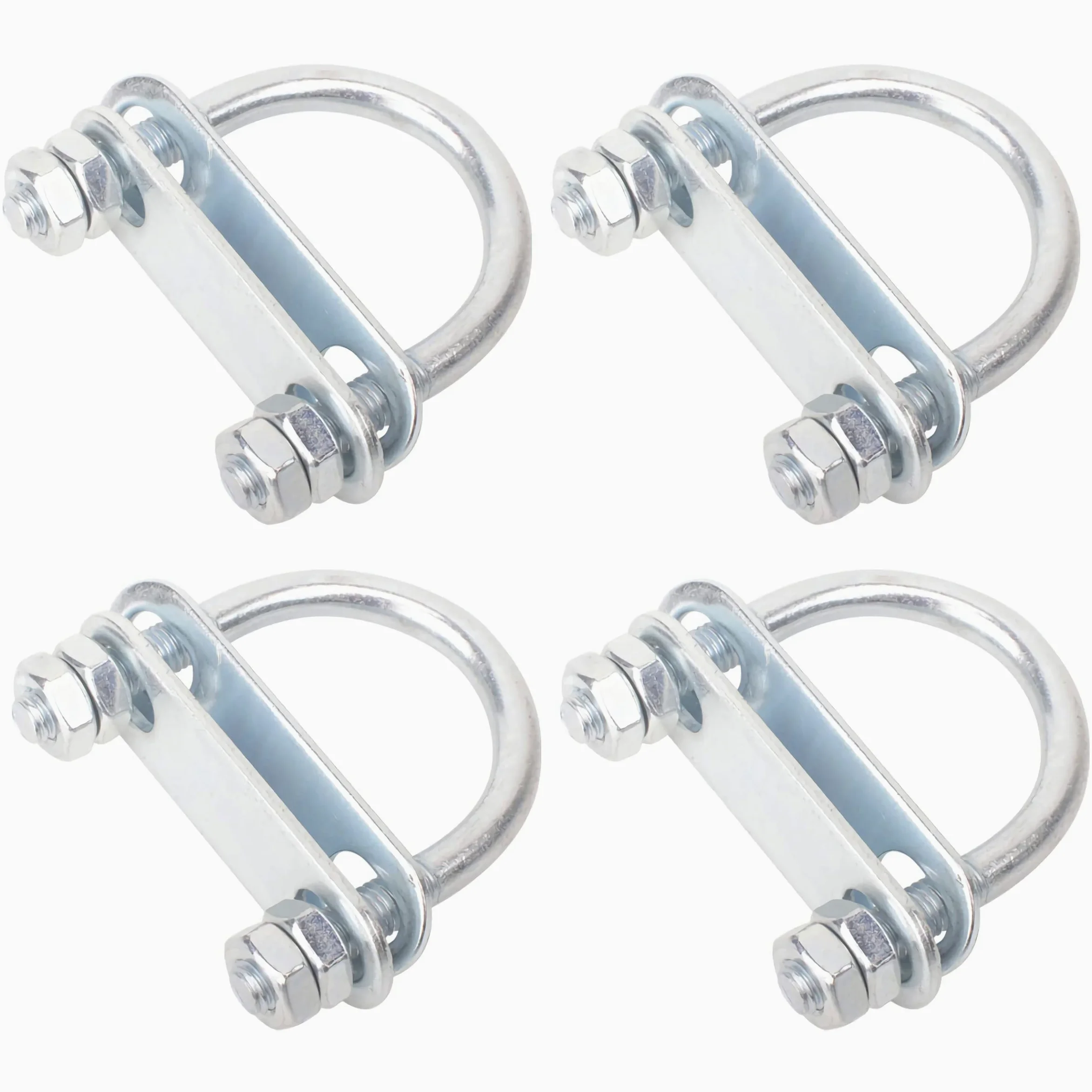 Pernos en U 4 Piezas Pernos en U de Acero Inoxidable Sujetador De Perno En U M8 Pernos En Forma de U Con Tuercas Placa De Marco Arandelas para Fijación de Tubería