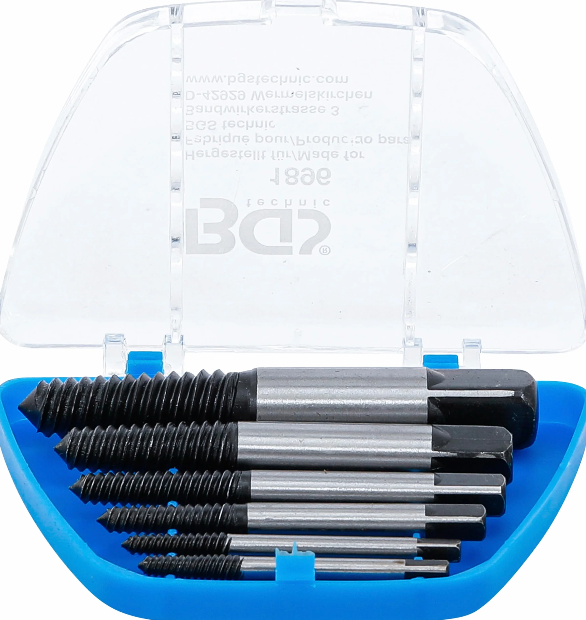 BGS 1896 | Juego de extractores de tornillos | tamaño 1 - 6 | 6 piezas