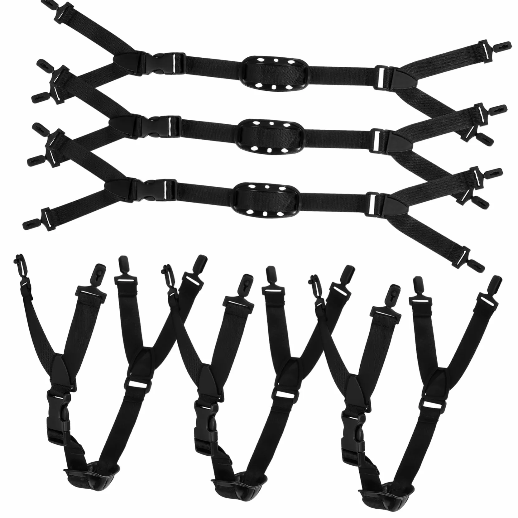 Vaguelly 6piezas Unidades Correas Ajustables para Casco con Barbuquejo Resistente Poliéster Reemplazo Cómodo para Cascos De Construcción y Uso Industrial Exterior