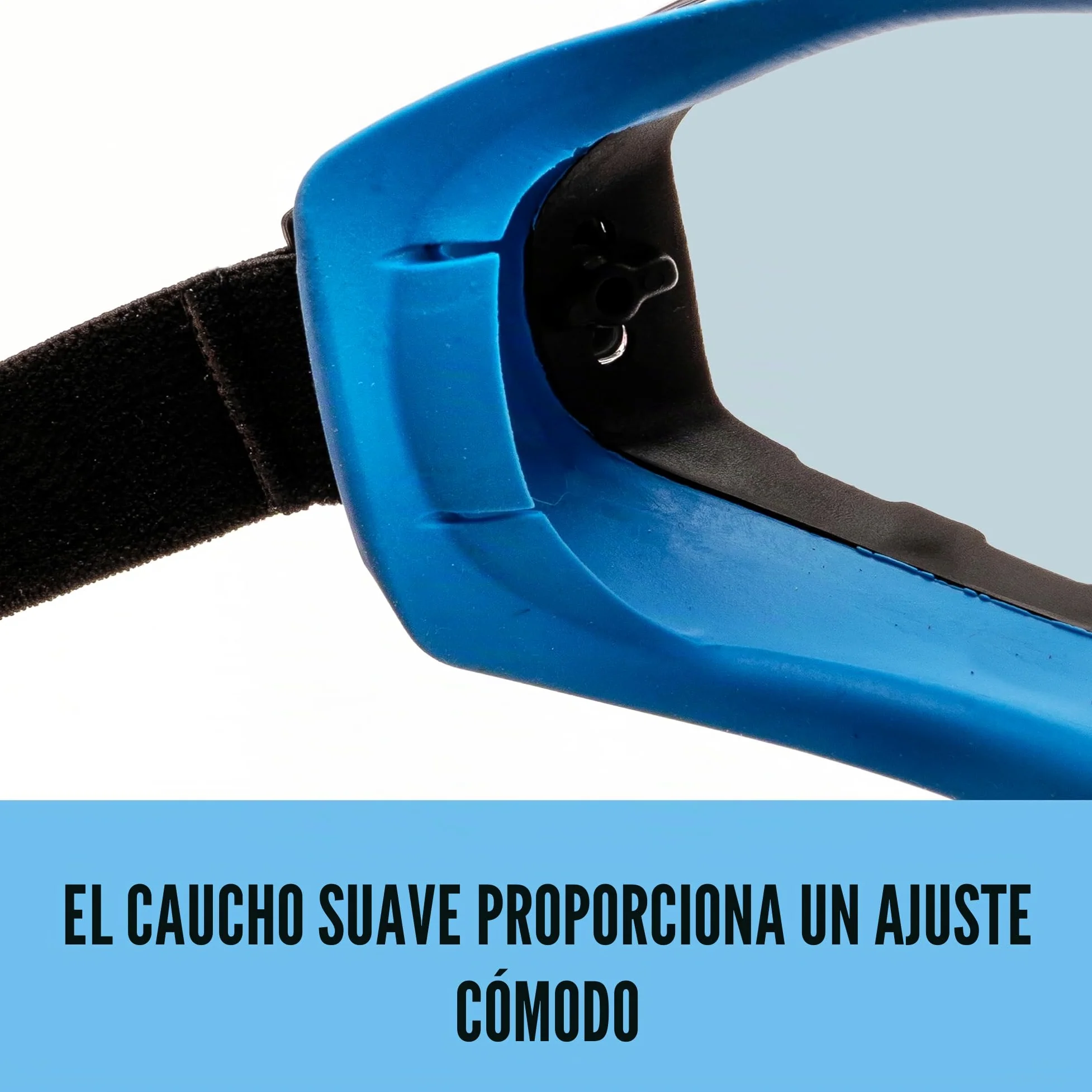 SOLID. gafas proteccion trabajo de ajuste perfecto | Gafas de seguridad a prueba de polvo con ajuste universal | Para los usuarios de gafas | Resistentes a los arañazos, antiniebla & protección UV