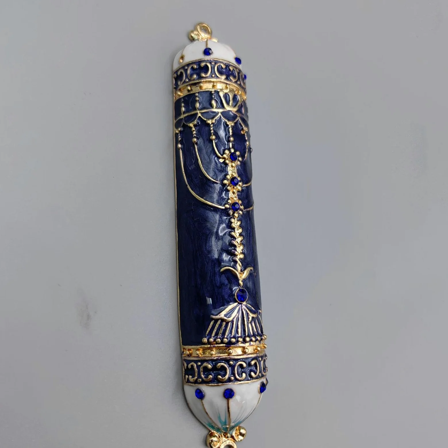 rockible Funda judía Mezuzah para decoración de Puerta Delantera, bendición del hogar Hecha a Mano para Regalo de inauguración de la casa, 17x2.8x1.5 cm