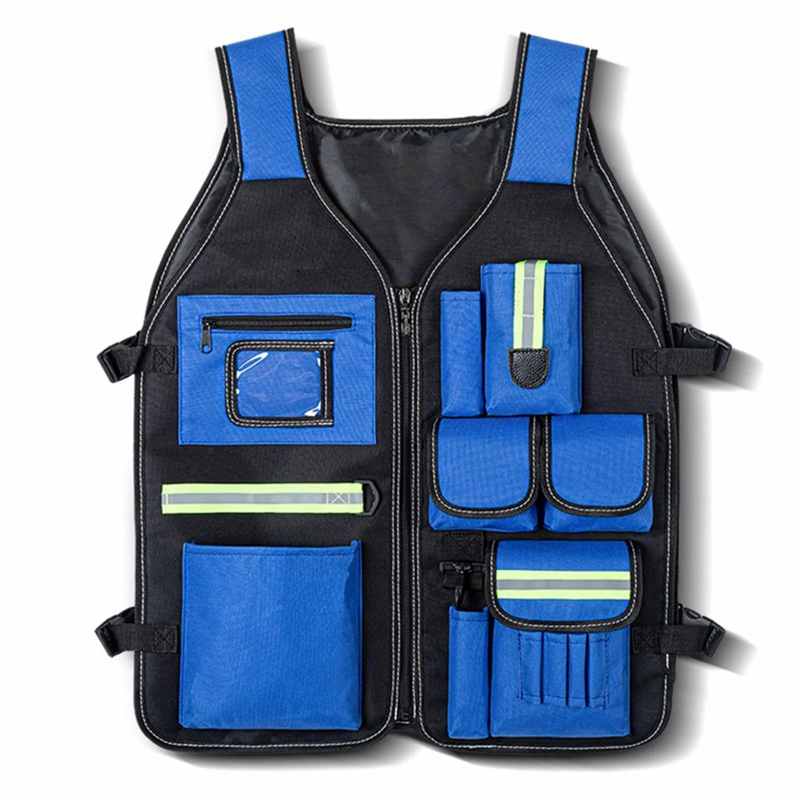 Chaleco Portaherramientas para Hombre, Práctico, de Calidad, Multiusos, Reflectante, Organizador de Herramientas, Ropa de Trabajo P