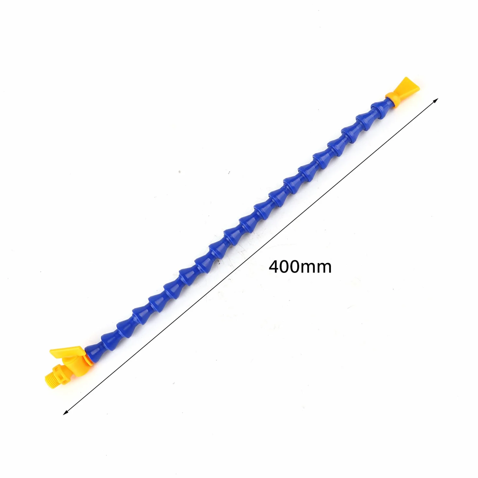 SEAFRONT 12-Piece Coolant Hose Tube with Flat Round Nozzle Flexible Plastic for CNC Lathe Milling Machine