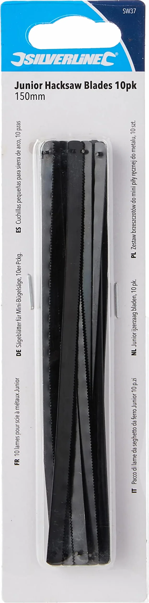 Silverline Tools SW37 - Cuchillas pequeñas para arco de sierra, 10 pzas (150 mm) Multicolor
