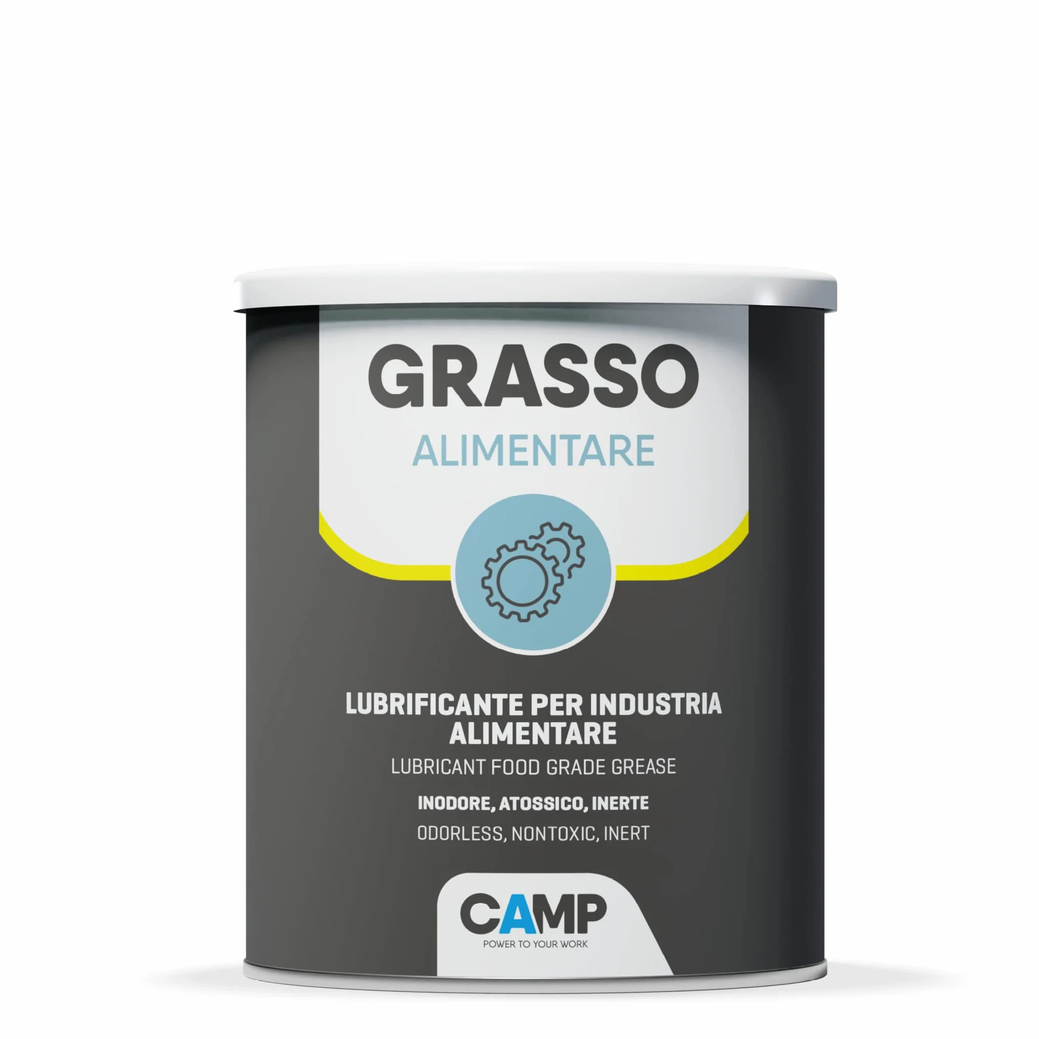 Camp Grasso Alimentare, Grasa de los Alimentos Lubricante Incolora, Inodora y No Tóxica, Lubrica y Protege las Máquinas de Procesamiento de Alimentos, 1Kg