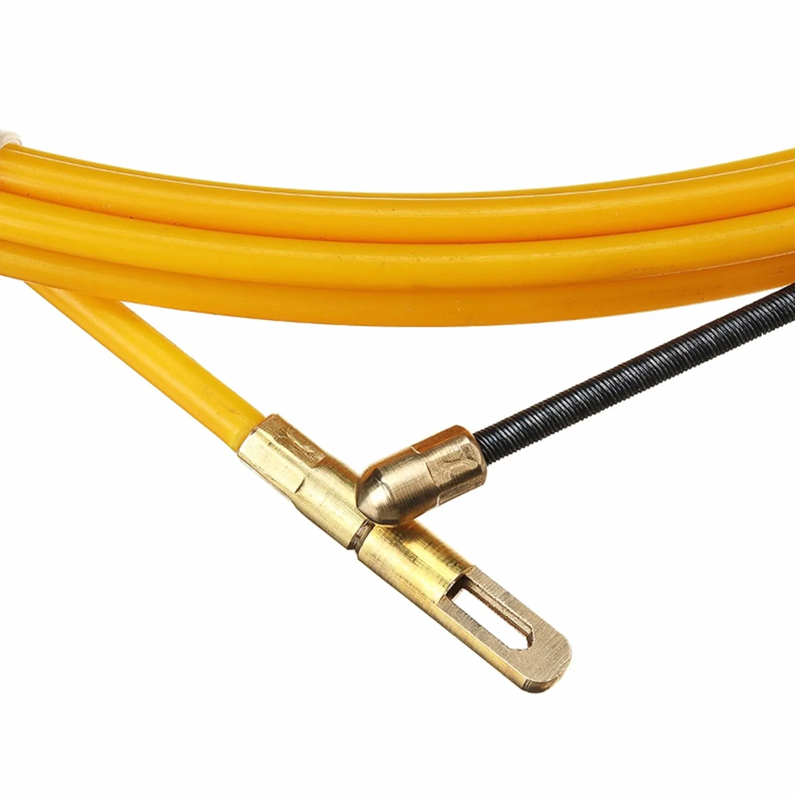 Cable eléctrico Dispositivo de guía de alambre de 3mm/4mm/6mm de diámetro, extractor de Cable de fibra de vidrio de 5/10/15/20/25/30M, tirador de conducto de carrete de cinta de pescado(20mete