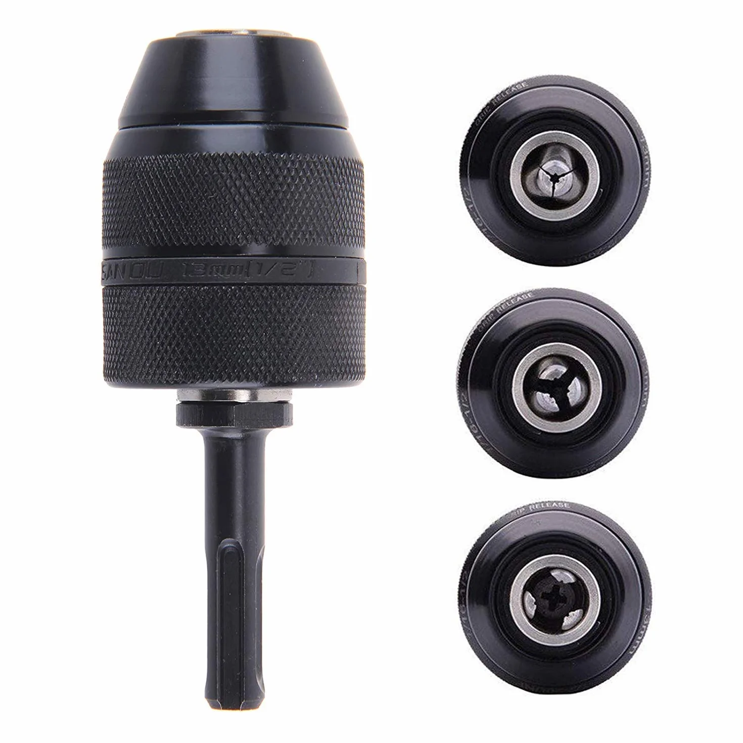 Adaptador SDS Plus Portabrocas de cierre rápido 2-13 mm Portabrocas de taladro sin llave profesional 1/2-20UNF de 13 mm para trabajo pesado