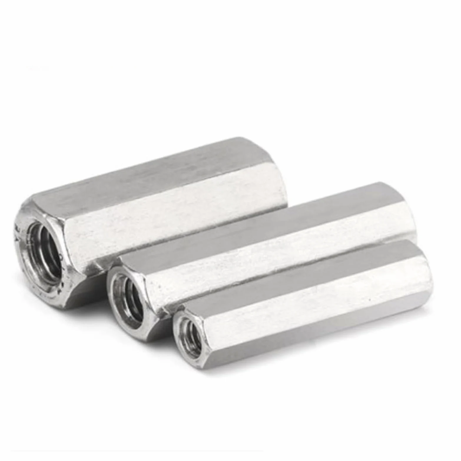 1-10 Uds M3 M4 M5 M6 M8 M10 M12 hembra a hembra tuerca de acoplamiento espaciador hexagonal de acero inoxidable (Color : 10mm_M3 5PCS)