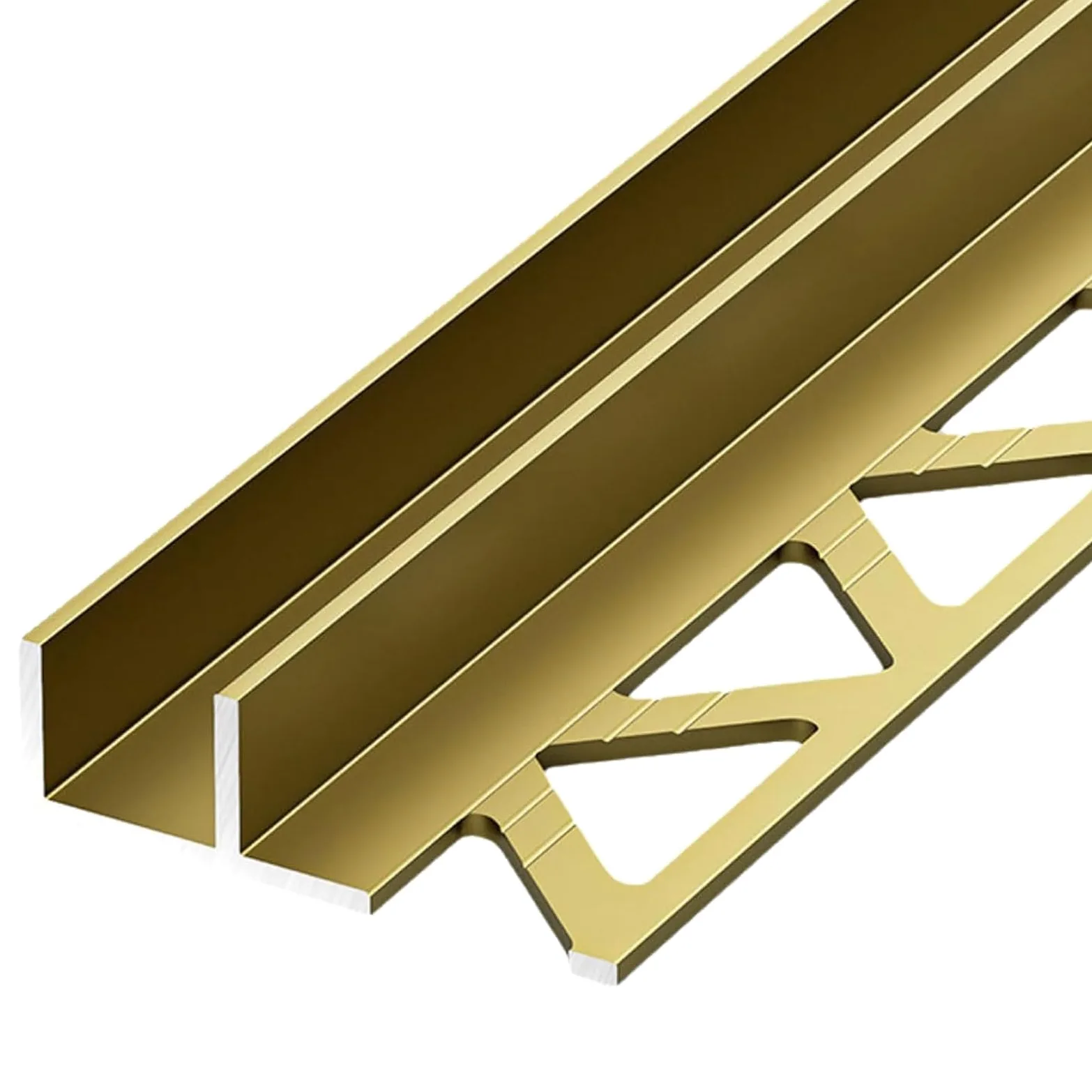Perfil de Vidrio en Forma de F para Canales de Vidrio,Aluminio Sin Marcos Ranura Fija,Canal En F Paras Puerta De Ducha,Impermeable,Antideslizante,para vidrios de 8/10 mm de Espesor