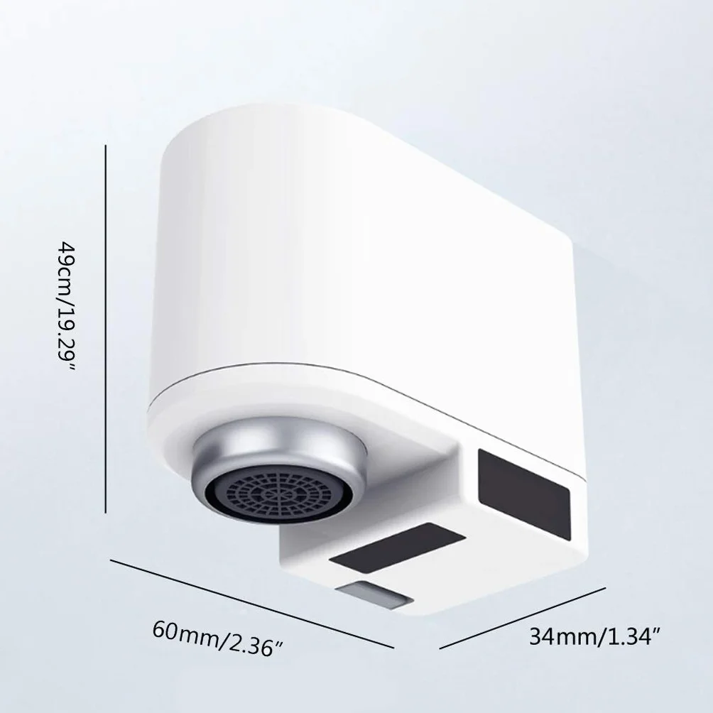 geneic Adaptador de sensor de movimiento automático para grifo de cocina, baño, fregadero, aireador manos libres, sensor inteligente de grifo