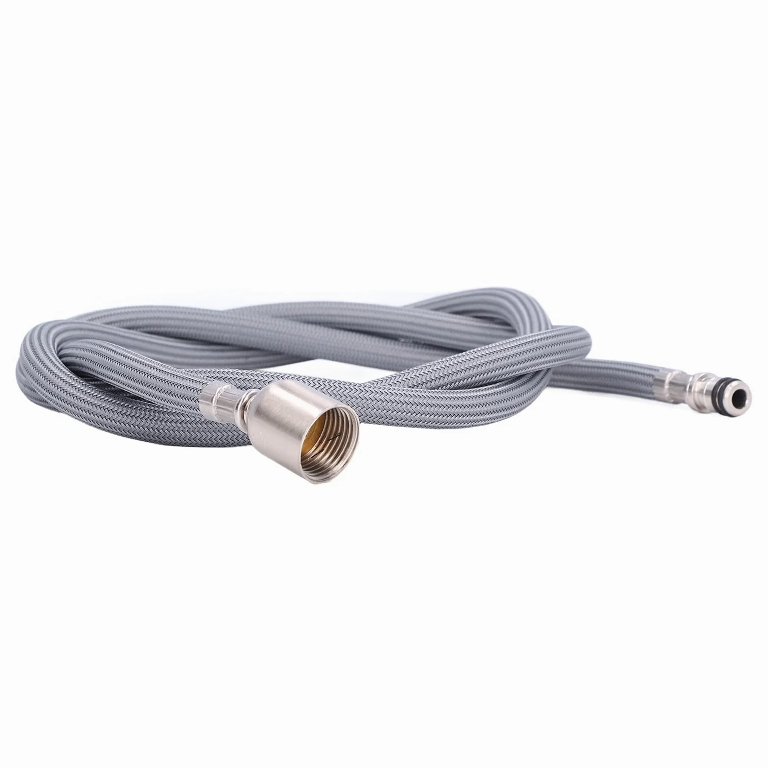 Manguera de Ducha Grifo Extraíble G1/2 1,5 M Flexible PVC Trenzada Nailon Repuesto Baño Cocina Universal