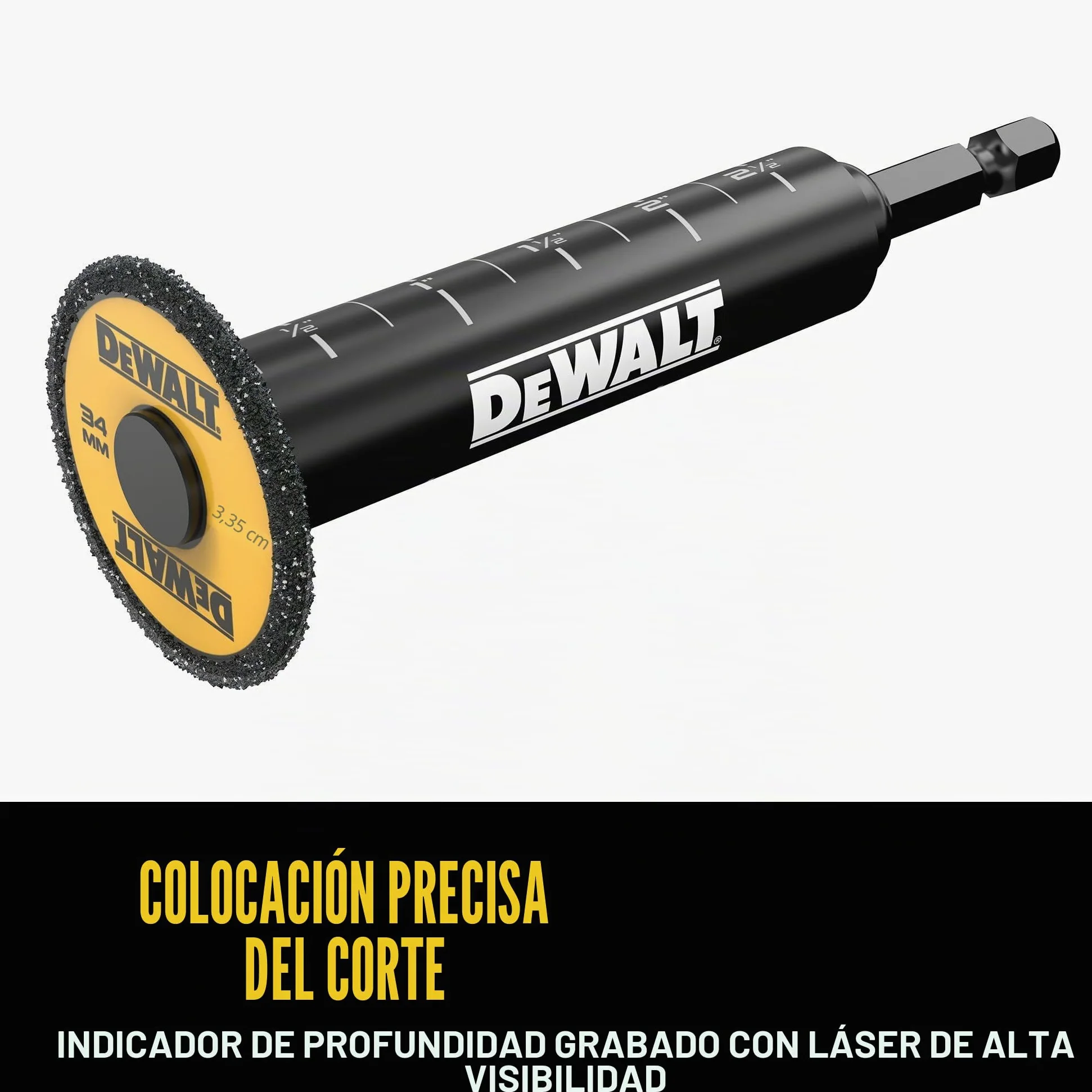 DEWALT Impact Connect - Cortador de tuberías, cortador de PVC, rueda de corte de grano de diamante (DWAIPCIR)