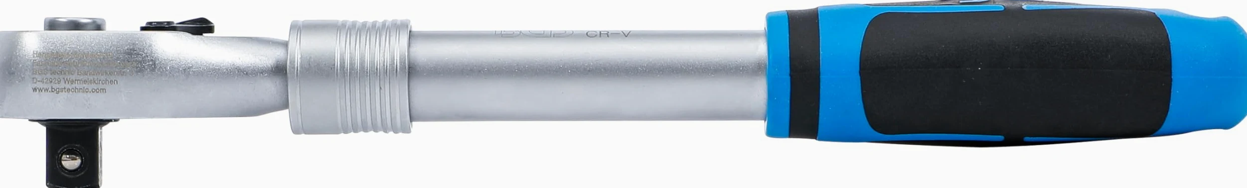 BGS 25122 | Carraca reversible, extensible | 12,5 mm (1/2") | 305-445 mm