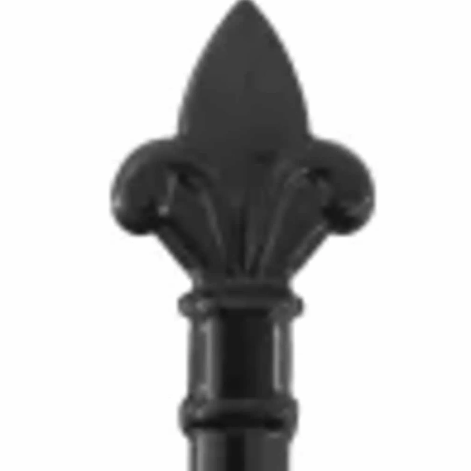 Festnight Cancela de Valla Doble Puerta con Puntas Acero Puerta Jardin Metalica Vallas para Jardin Negro 3x1,25 m