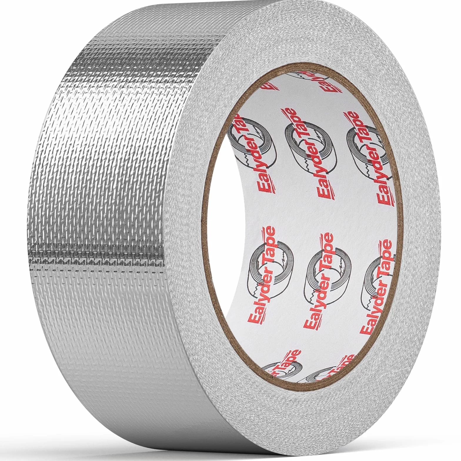 Cinta de Aluminio Reforzada con Tejido de Fibra de Vidrio Cinta de Alta Temperatura 50MM X 25M, Cinta Reparación de Aluminio Para Calentadores y Estufas