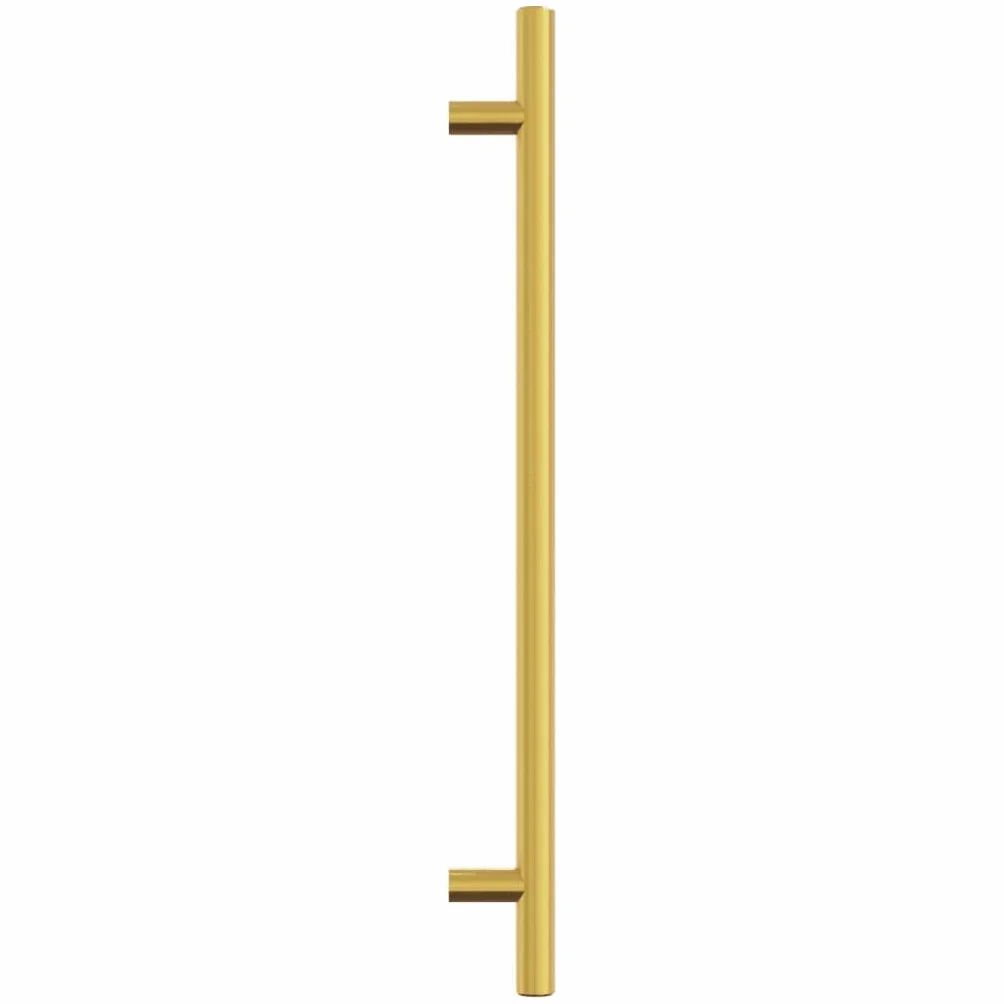 vidaXL Tiradores para Armarios 10 uds, Tiradores de Barra en T, Tiradores de Puerta Cajón, Accesorios para Muebles, Acero Inoxidable Dorado 224 mm