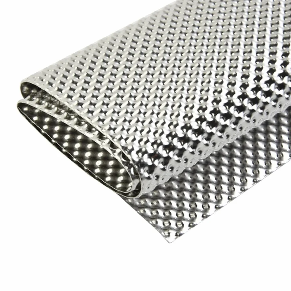 Protector TéRmico de Aluminio Repujado, Protector TéRmico del Tubo de Escape y Placa de Aluminio con Aislamiento TéRmico General para AutomóViles