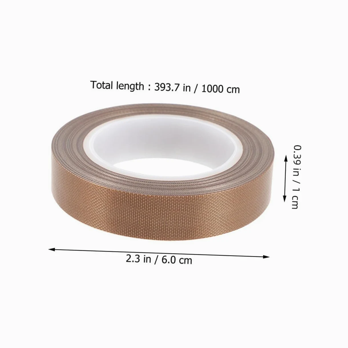 MAGICLULU Cinta de Teflón Cinta Selladora de Ptfe para Sellador al Vacío Manual Aislante Térmico Resistente al Calor Metros de Longitud