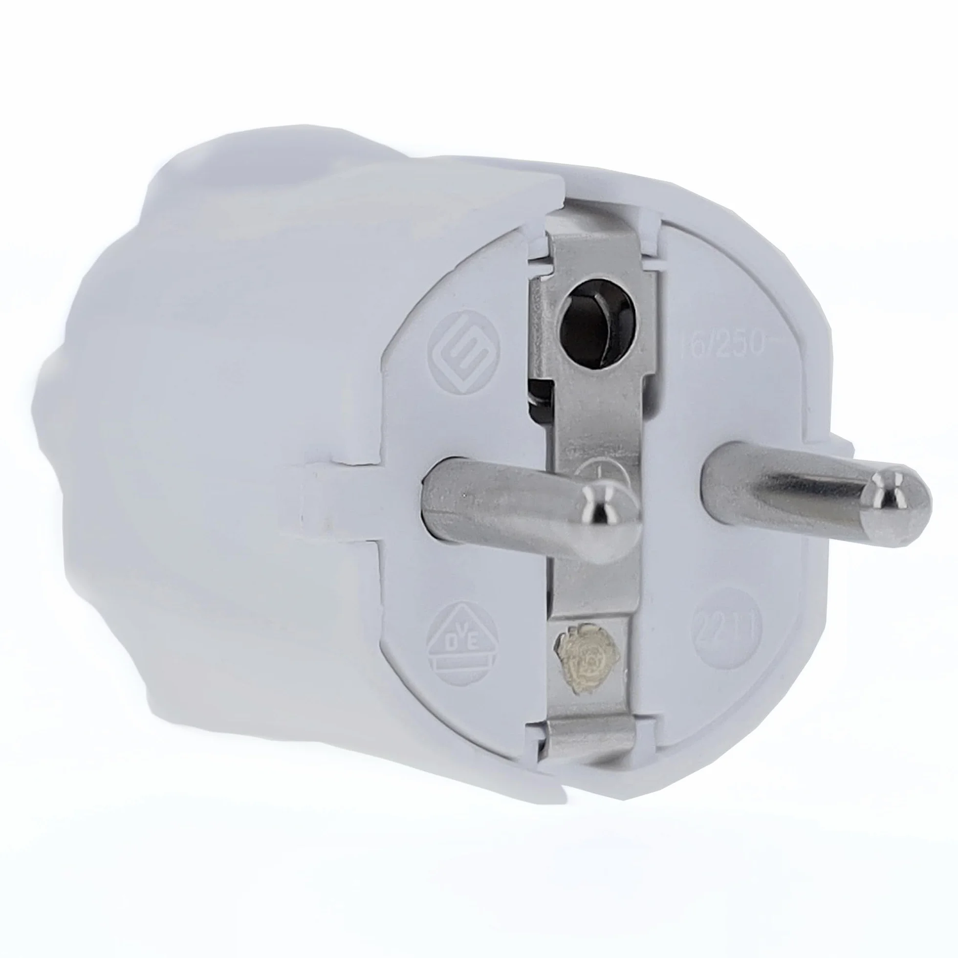 Schwabe 62221 Enchufe de PVC Blanco Doble Contacto 230 V