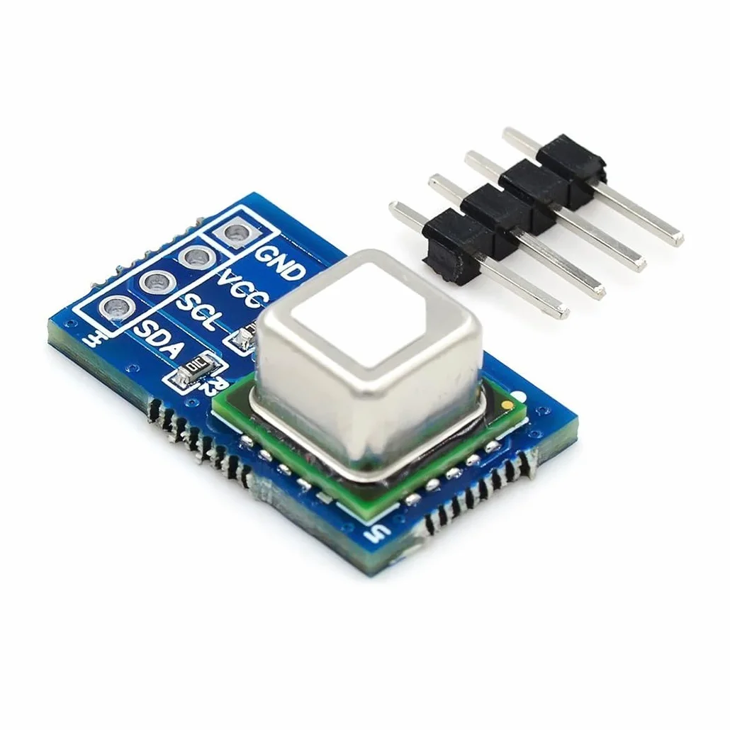 Hailege SCD41 CO2 Sensor de gas de dióxido de carbono Módulo de detección de gas Sensor de monitoreo de temperatura y humedad del aire Comunicación I2C 2.4-5.5V