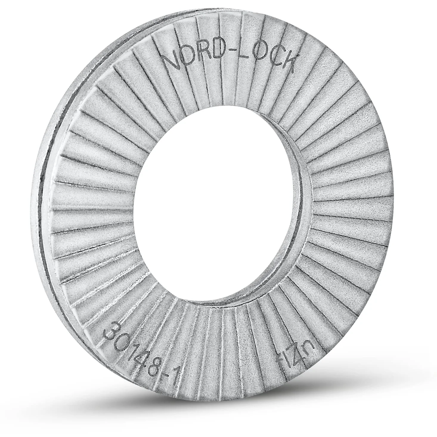 Arandela de seguridad | Arandelas Nord-Lock con ala ancha (mayor diámetro externo), NL14sp | Pares por paquete: 4 | 15,2 mm x 30, 7 mm x 3,4 mm