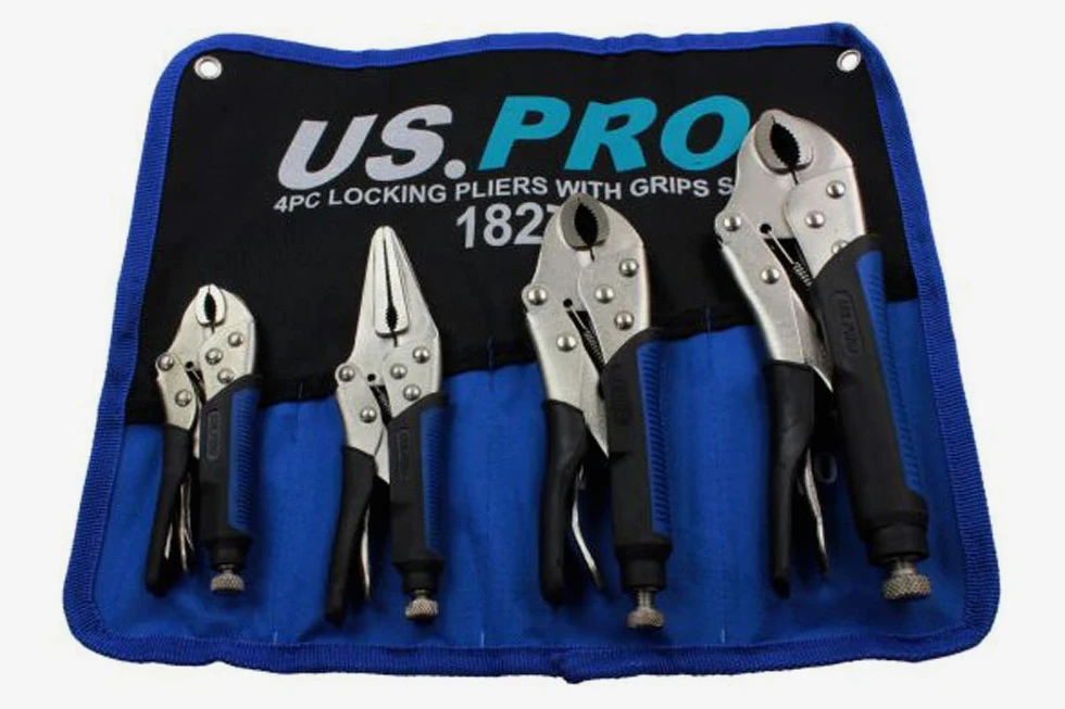 US Pro Alicates de bloqueo 4pc Mole Grips Llave ajustable Vice Grips Alicates 1827