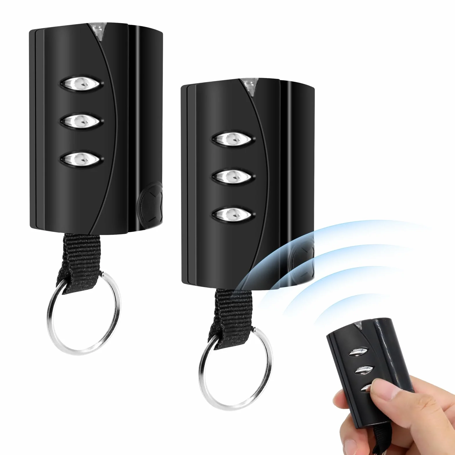 Mando a Distancia Only Compatible con PUJOL Vario,3 Canales Mando a Distancia de Garaje,Rolling Code(2 Unidades)