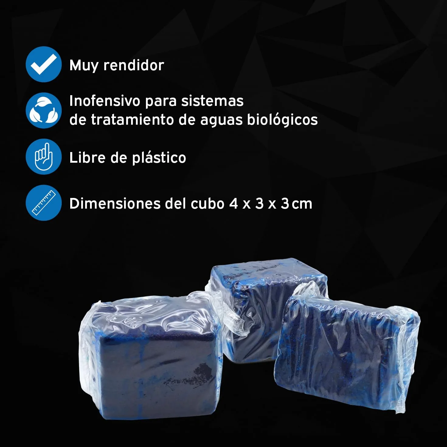 kör4u Cubo de agua pastillas de inodoro azules antical y depósitos ecológicas biodegradables