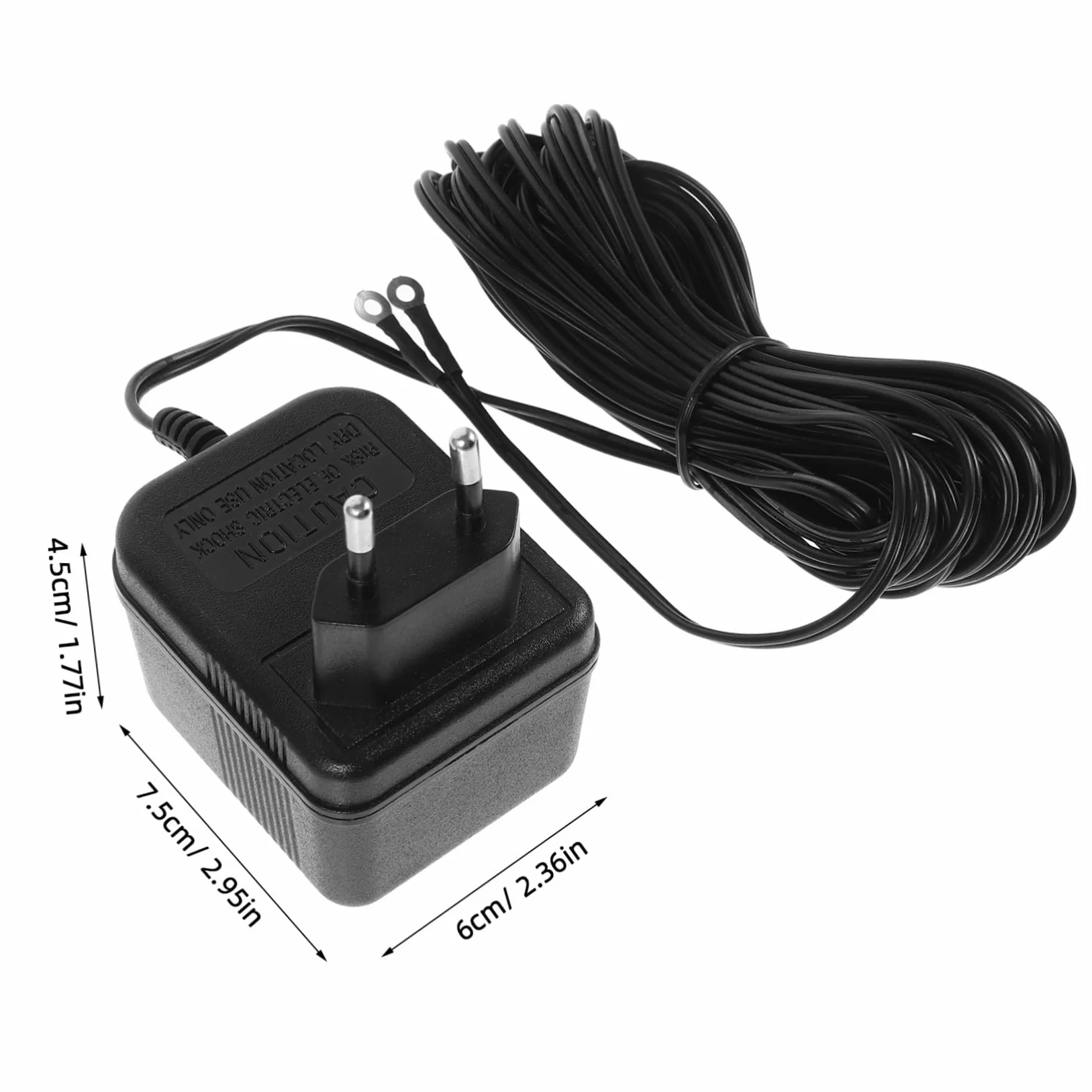 LIFKOME Adaptador de Corriente de Plástico Negro para Timbre Vídeo 24v500mah Suministro Estable Diseño Elegante y Compatible Sistemas de Timbre para Uso Doméstico