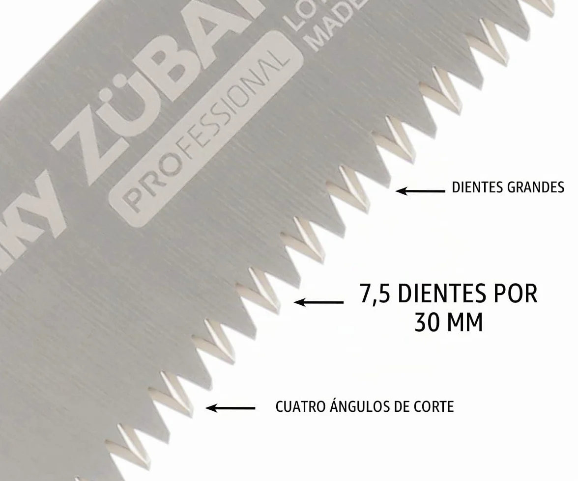 Silky SKS27033 Cuchillo tascable, Negro, dientes largos