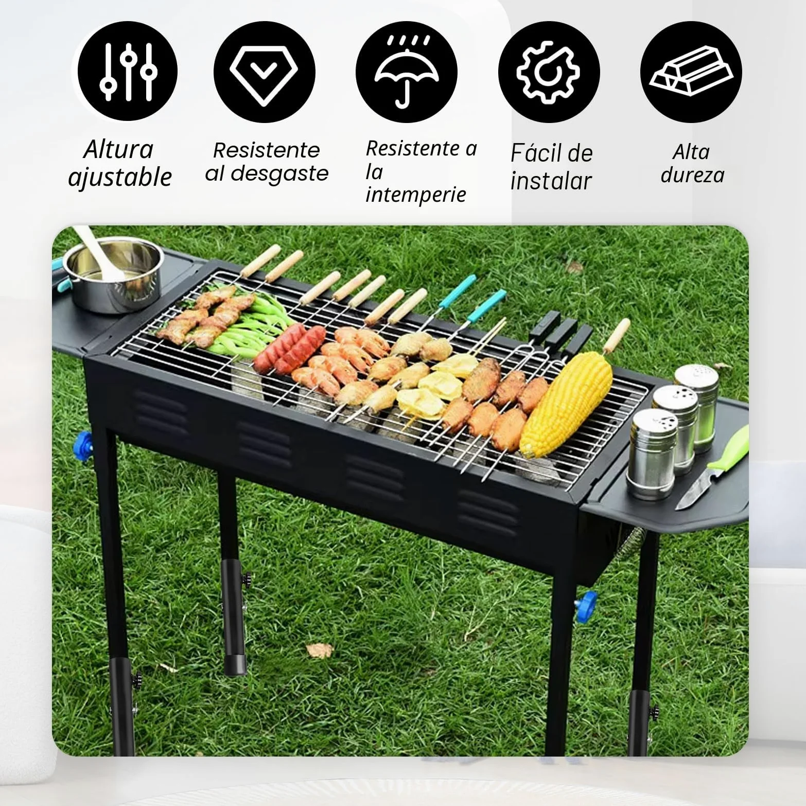 4 Piezas Extensores de Patas de Mesa Plegables, Patas Metalicas para Muebles, Ajustables Altura de 9,2cm / 13,3cm, Elevador Mesa, Pata para Mesas Sillas Doblado o Recto (Negro)
