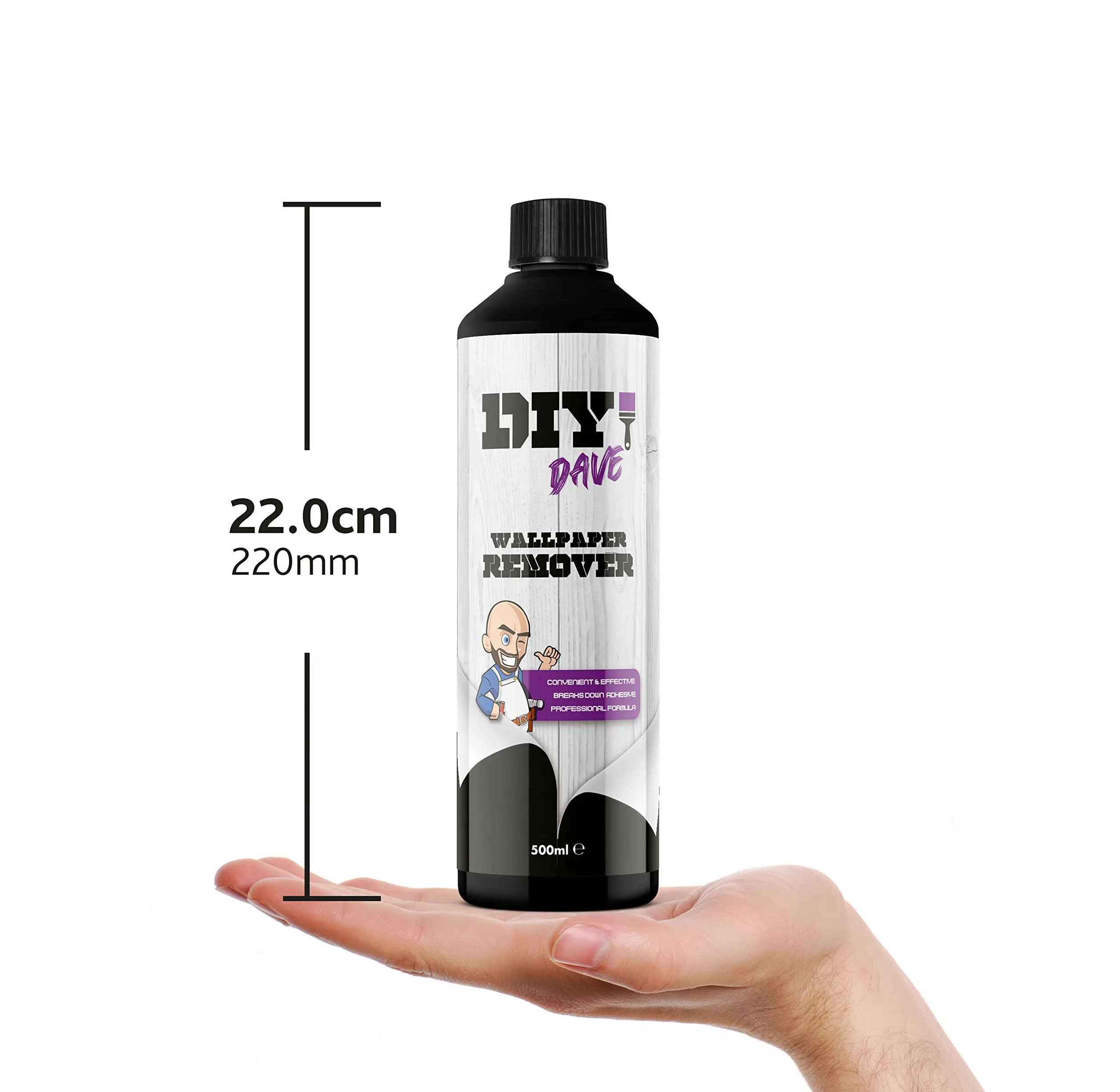 Solución para quitar papel pintado | Disuelve pegamento adhesivo - 500 ml
