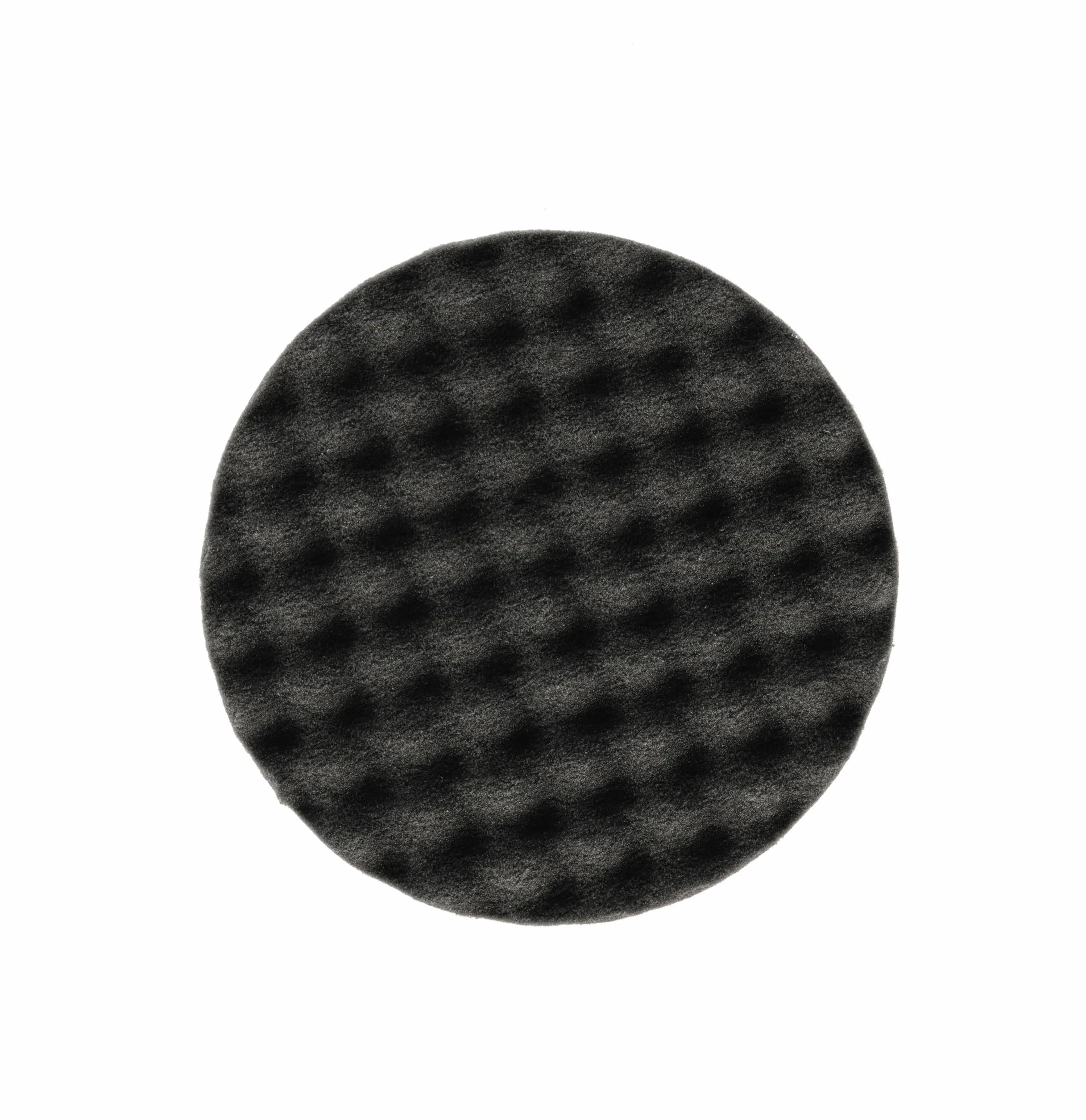 Mirka esponja de espuma para pulir Ø150mm x 25mm / negra ondulada/para trabajos de acabado y pulido/para pulimentos Polarshine / 1 unidad
