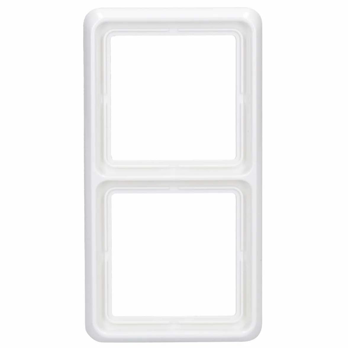 JUNG CD582WW Macro Doble Interruptor Duroplástico Blanco Alpino 81x152mm