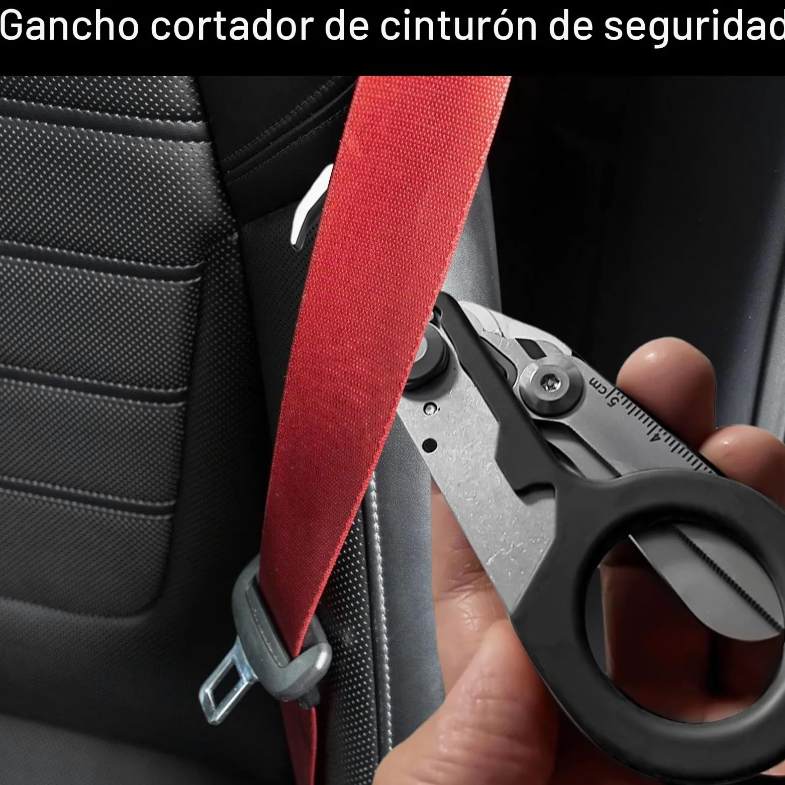 Raptor Response - Tijeras de rescate multifunción con 6 funciones, pinzas plegables de acero inoxidable, tijeras para traumatismos
