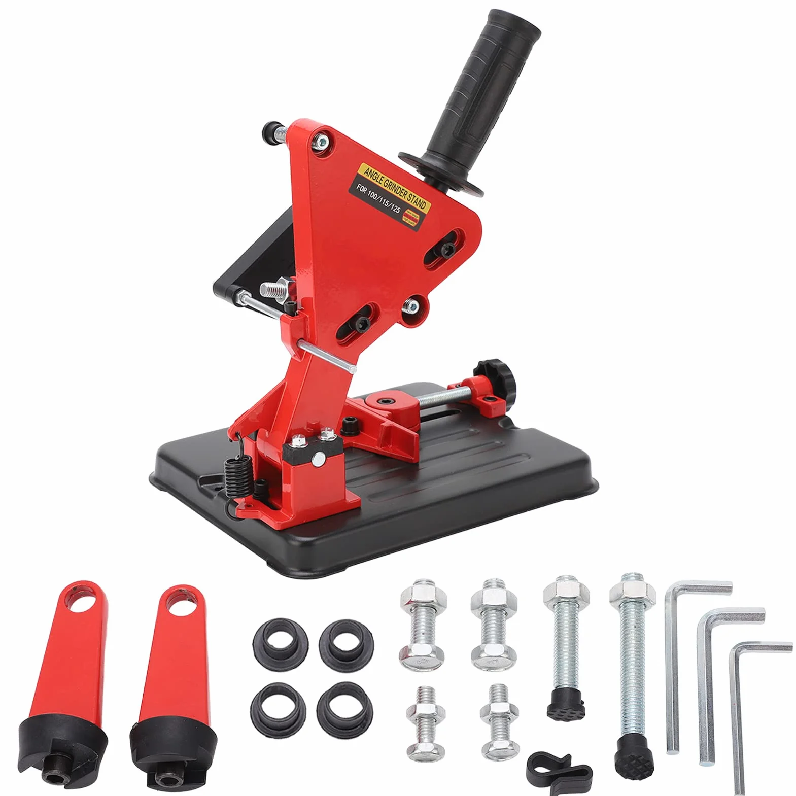 Soporte para Amoladora Angular, Soporte Fijo de Hierro Fundido, Soporte Seguro para Amoladora Angular 100 125, Winkelschleifer Halterung