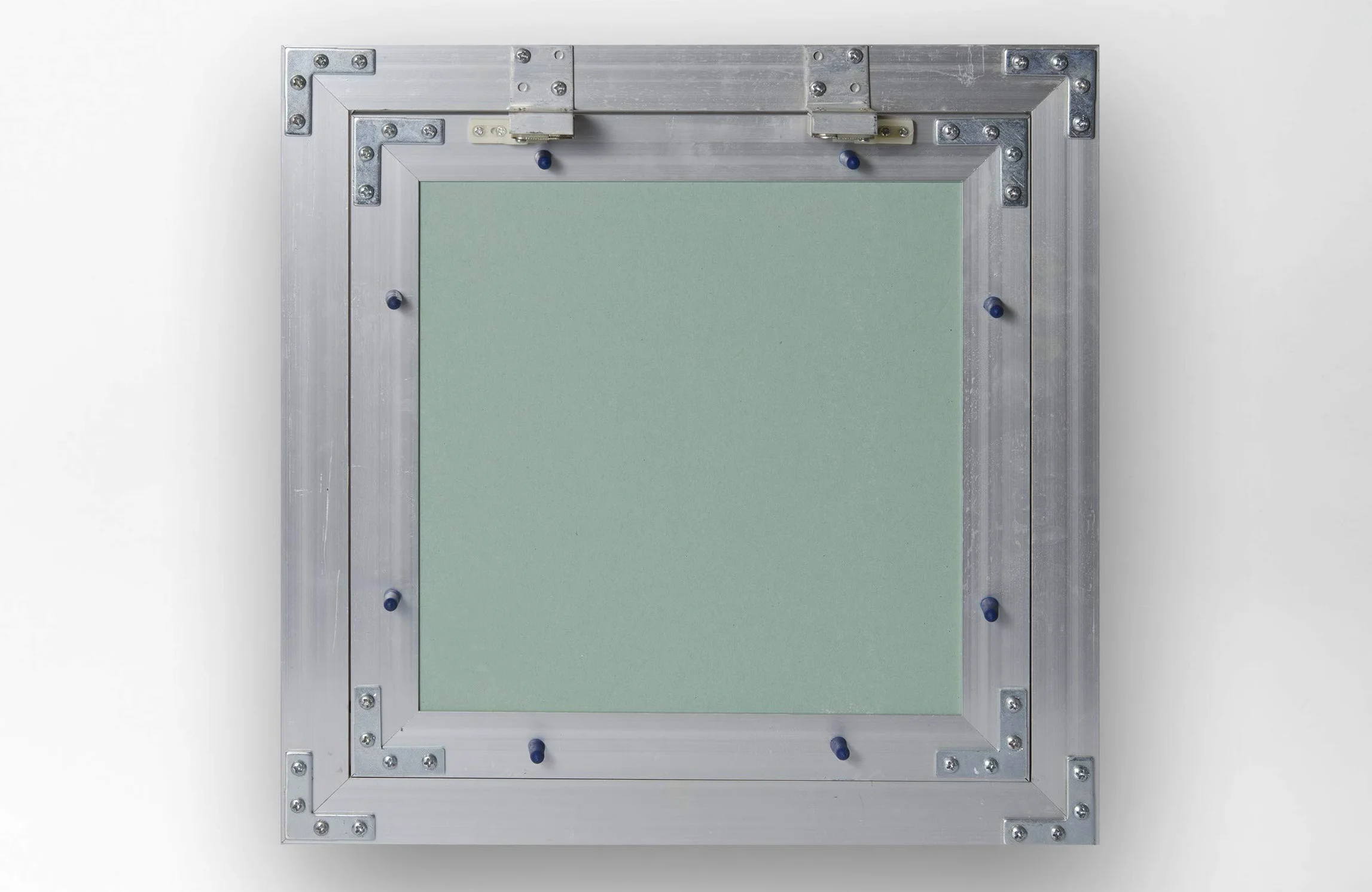 AKIFIX NAMCP04034CPDL - Jarra de inspección de cartón yeso, con marco de aluminio revestido – Doble capa de 25 mm – Tamaño estándar – 50 x 50 cm