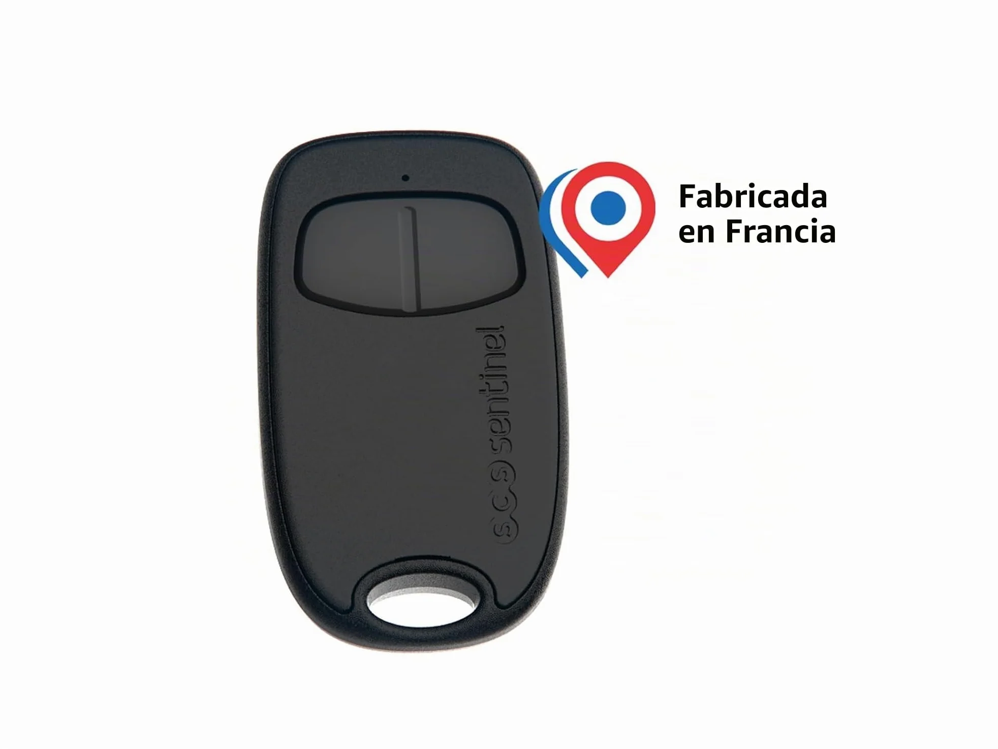 SCS Sentinel Mando a distancia SimplyControl de 2 canales – Código variable, seguridad mejorada – Alcance de 40 m – Diseño compacto negro – Accesorio para apertura de puertas – AAM0128