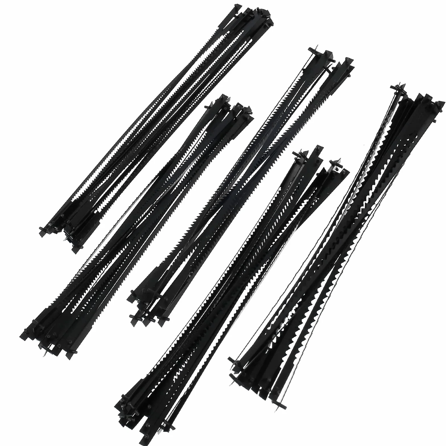60 piezas hoja de sierra de calar 127 mm TPI 10/15/18/20/24 acero al carbono duradero con gancho para madera plástico metal