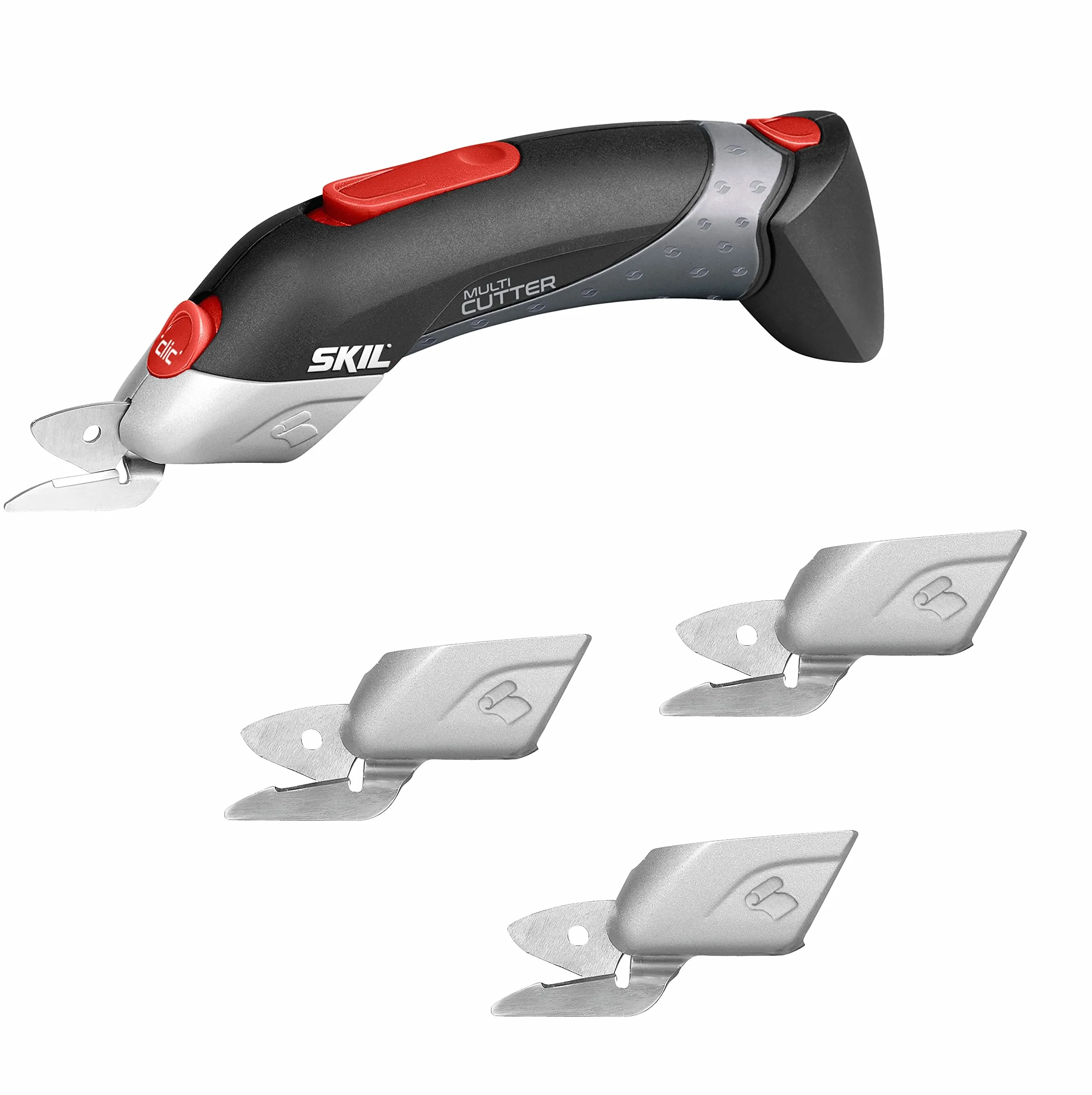 Skil Multi-Cutter 2900 AJ Cizalla sin cable (cuchilla universal, cargador incluido, batería de 4,8 V, 4 cabezales de corte, cizalla universal)