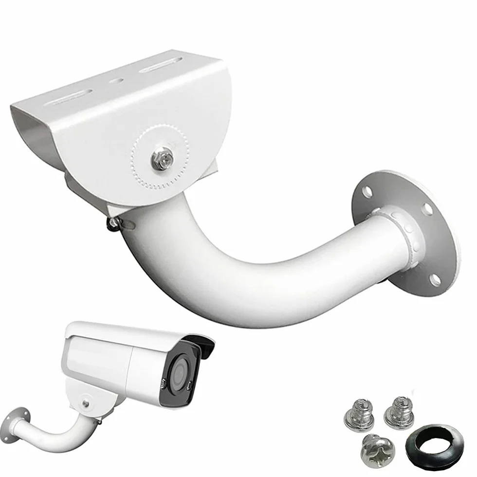 Soporte para cámara de vigilancia, universal, ajustable, soporte de pared para cámaras de seguridad CCTV, cámaras IP, cámara domo con forma de J