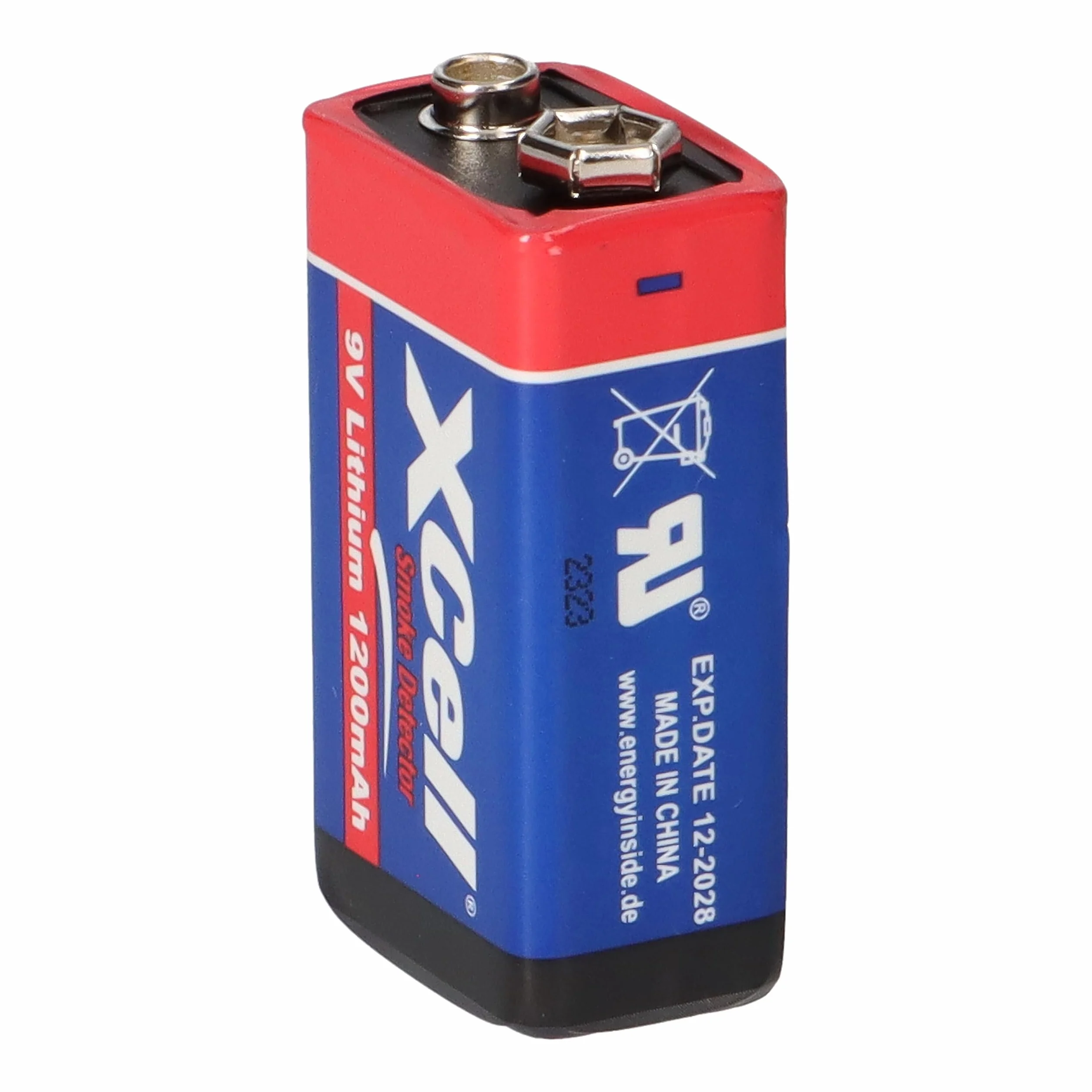 Baterías de litio 9V 1200 mAh E-Block Juego de 2 pilas