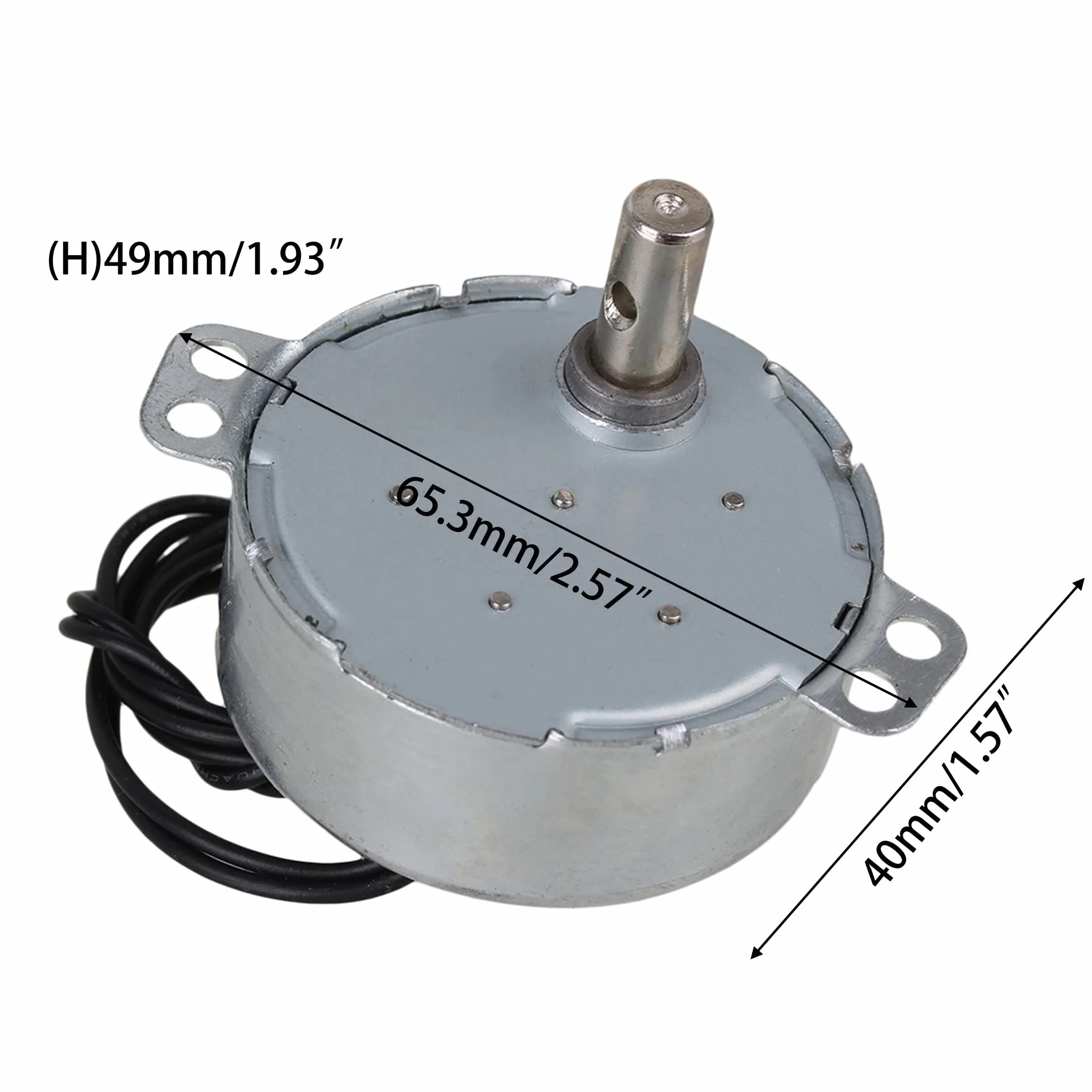 Mxfans Motor síncrono AC 220/240V 15~18r/min 50/60Hz CW/CCW 4W TYC-50 1.5kgf.cm
