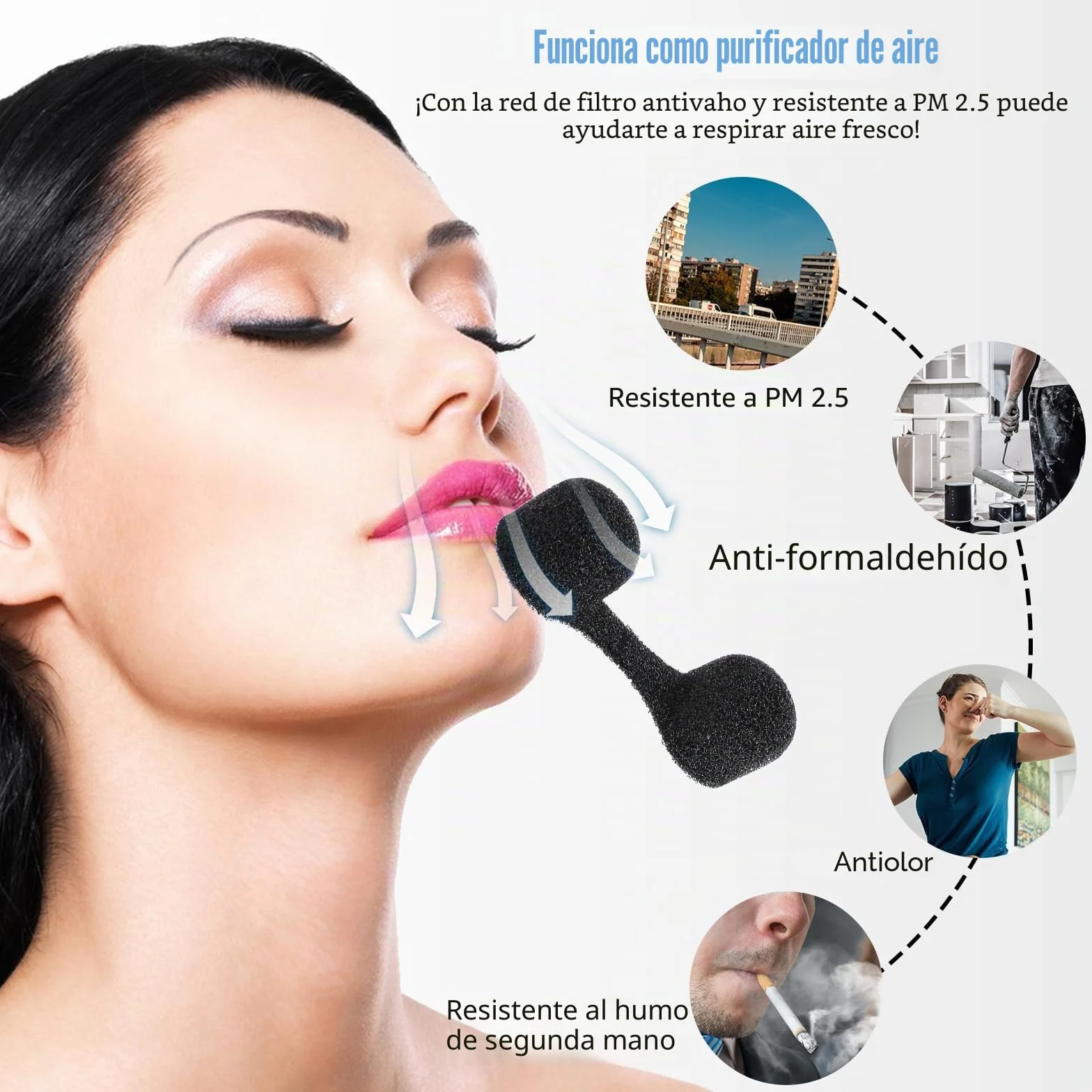 Dimeho 200 filtros desechables de tapón de nariz, filtros de polvo de nariz a granel, filtros de fosas nasales para bronceado, soldadura, polvo, alergias, polvo, áreas de construcción (negro)