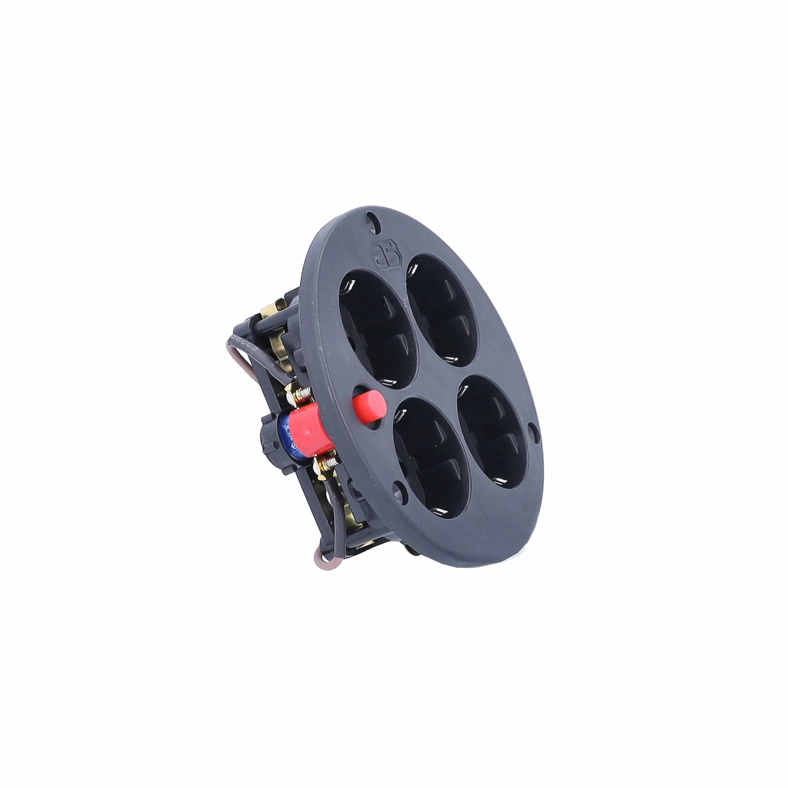 Schwabe Inserto de Enchufe para Carrete de Cable, 4 Tomas, IP20, 230V 16A