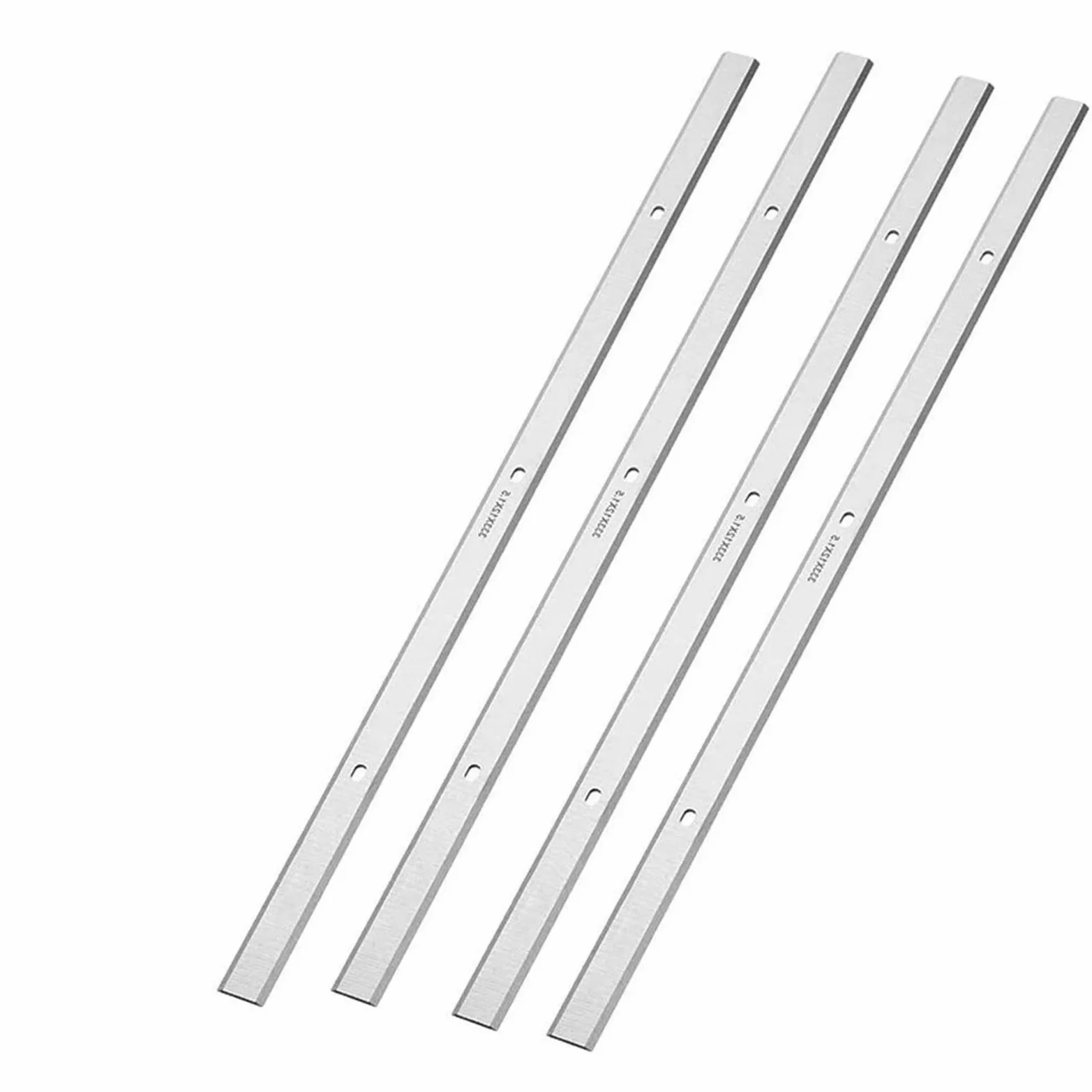 Genérico 4 Uds. De Cuchillos de Hoja cepilladora HSS de 13 ", 333x12x1,5mm, Herramienta de Corte de cepilladora de Madera de Doble Filo para DH330 DH316, Accesorio para carpintería
