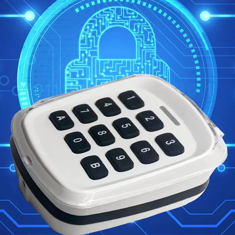 Multifrecuencia 280-868MHz 280-868MHz Puerta Llave de Puerta de Garaje Teclado Inalámbrico Código Control Remoto Abridor de Puerta ()