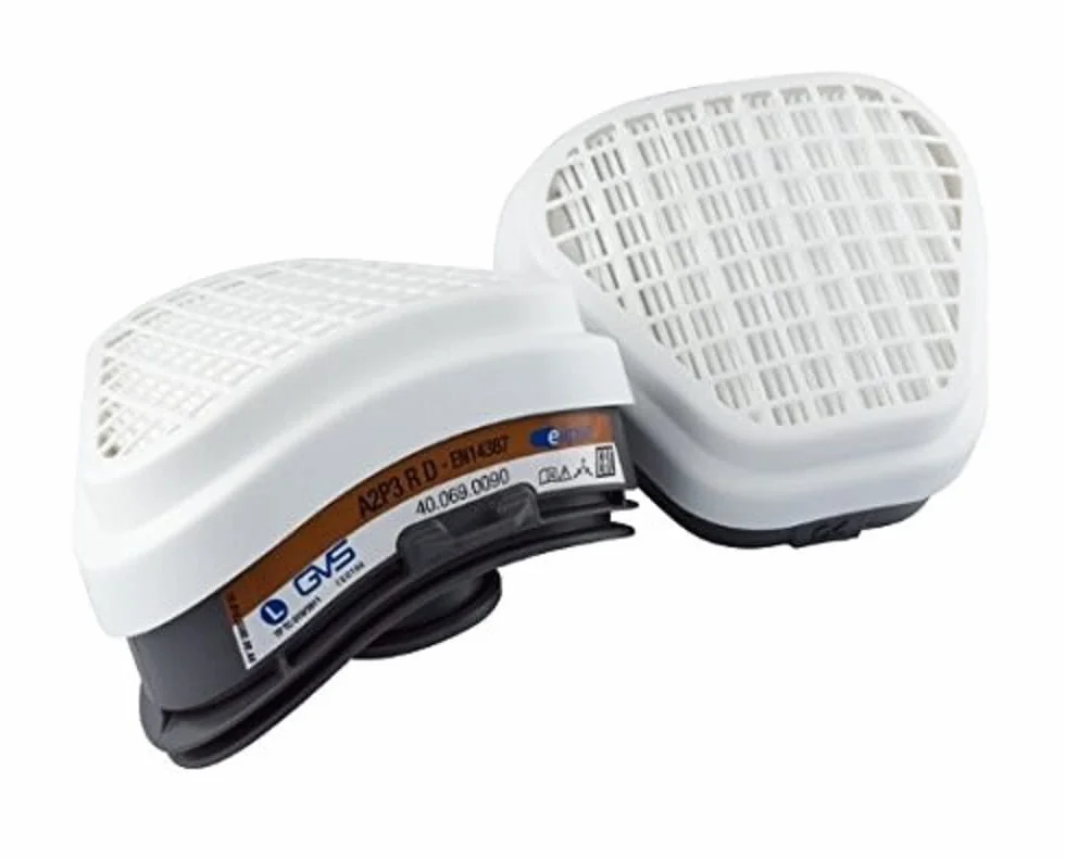 Elipse Par de filtros de repuesto A2P3 GVS SPR497, Gris/Blanco