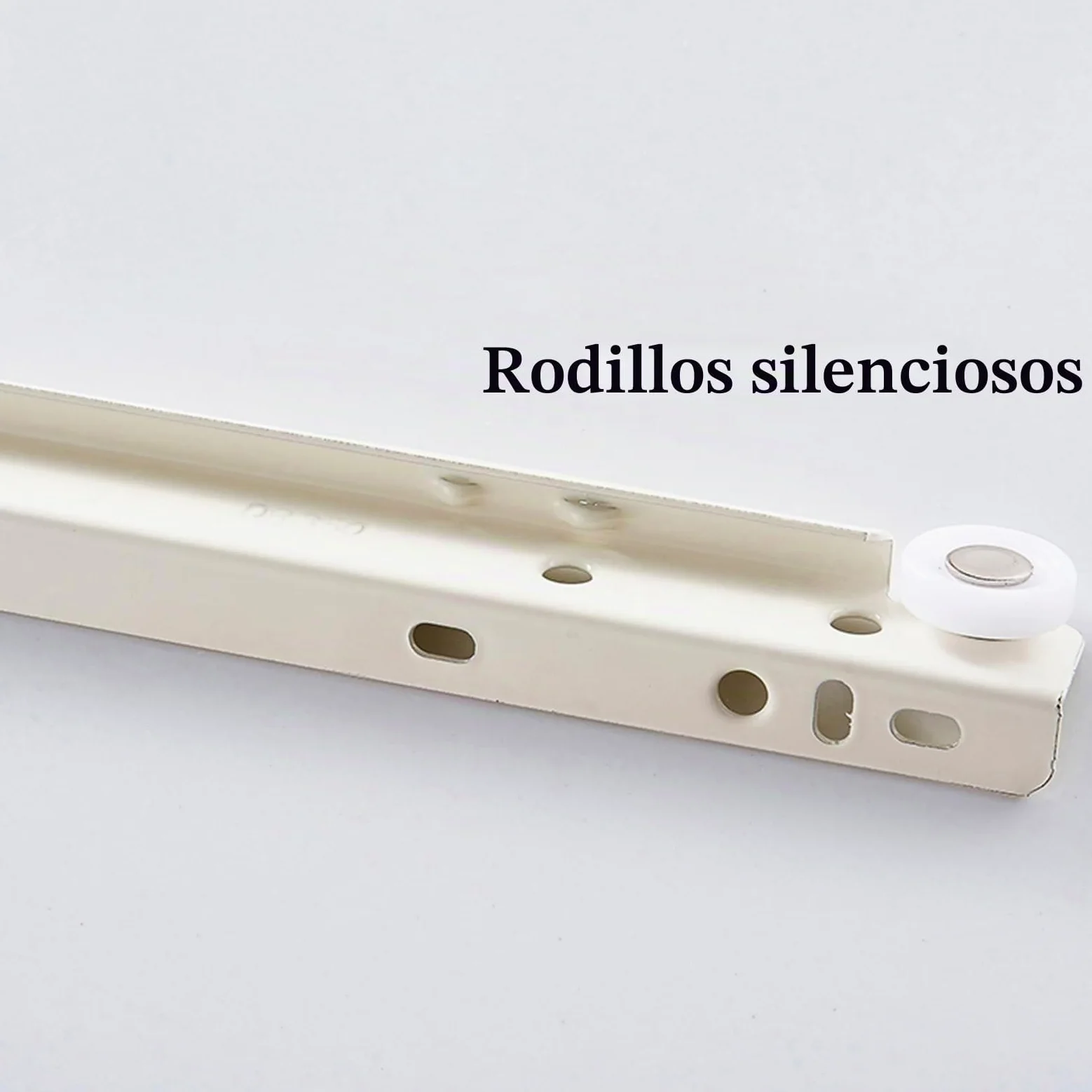 Rieles Para Cajones De Cocina 1 Par Guías Para Cajones De Madera, Capacidad Carga De 45 Kg, Correderas De Rodillos Para Cajones 250 300 400 550mm, Carriles Telescópica Silenciosa